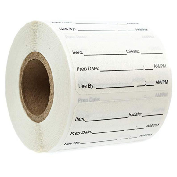 500 food meal prep dissolvable sticker labels - Picture 5 of 6